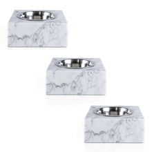 Load image into Gallery viewer, Set of 3 Squared Bowl for Dog/Cat