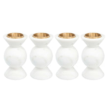 Load image into Gallery viewer, Set of 4 Short Unicolor Candle Holder