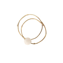 Load image into Gallery viewer, Set of Two Rounded Bracelets with One Sphere