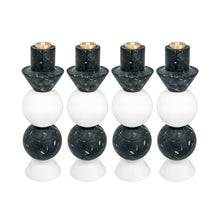 Load image into Gallery viewer, Set of 4 High Two-Tone Candle Holder