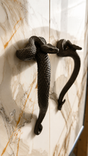 Load image into Gallery viewer, Bar Cabinet in Paonazzo Marble, Wood and Solid Brass
