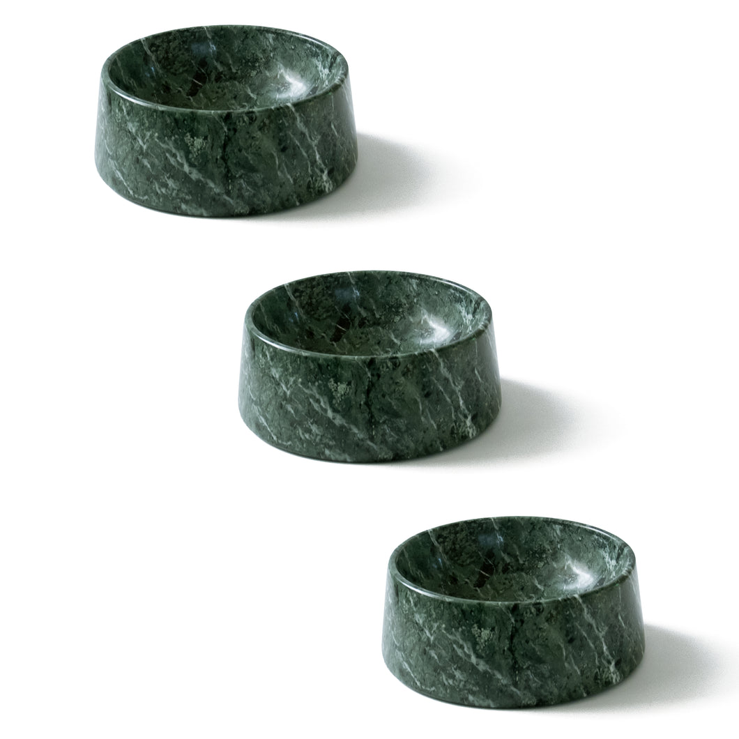 Set of 3 Green Bowl for Dog/Cat