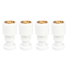 Load image into Gallery viewer, Set of 4 Short Unicolor Candle Holder