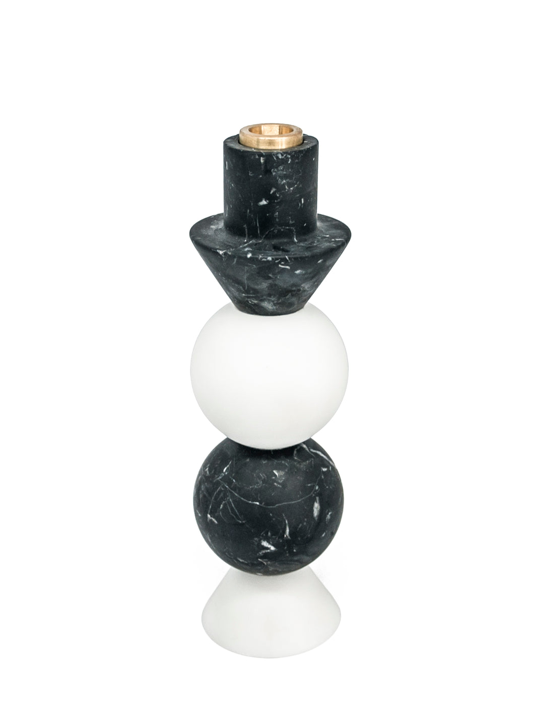 High Two-Tone Candle Holder