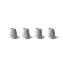 Load image into Gallery viewer, Set of 4 Striped Short Vase