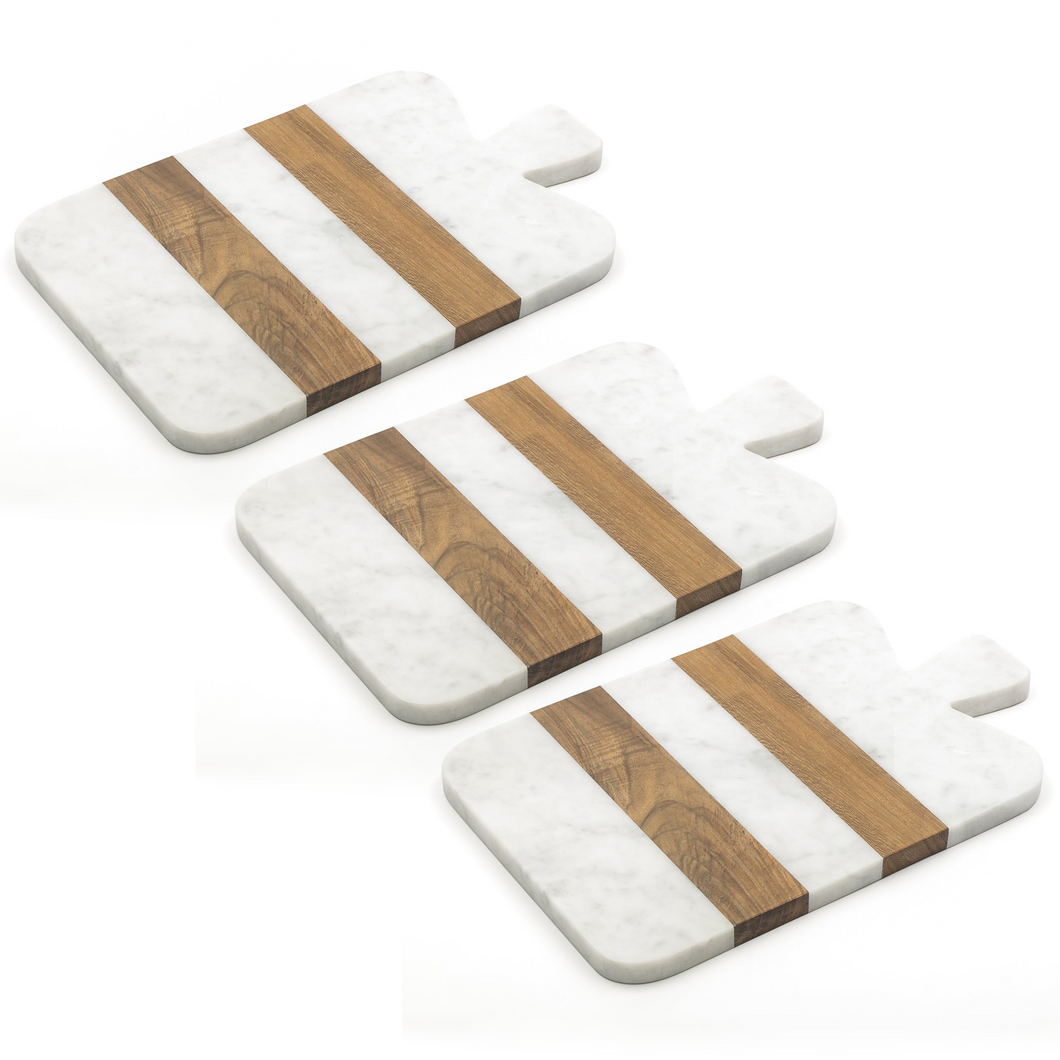 Set of 3 Chopping Board with Wood